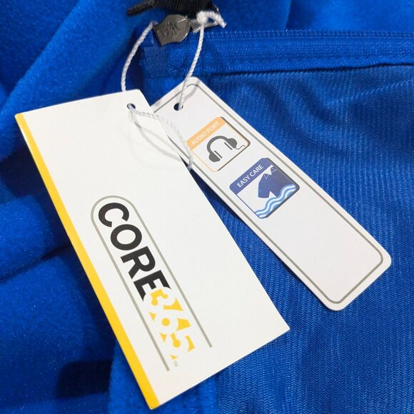 Core 365 Bright Blue Fleece Vest Men’s 2XL, Full Zip with URJ NFTY Logo, NWT - Picture 14 of 16